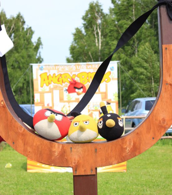 Аттракцион Angry Birds на детский праздник в Уфе