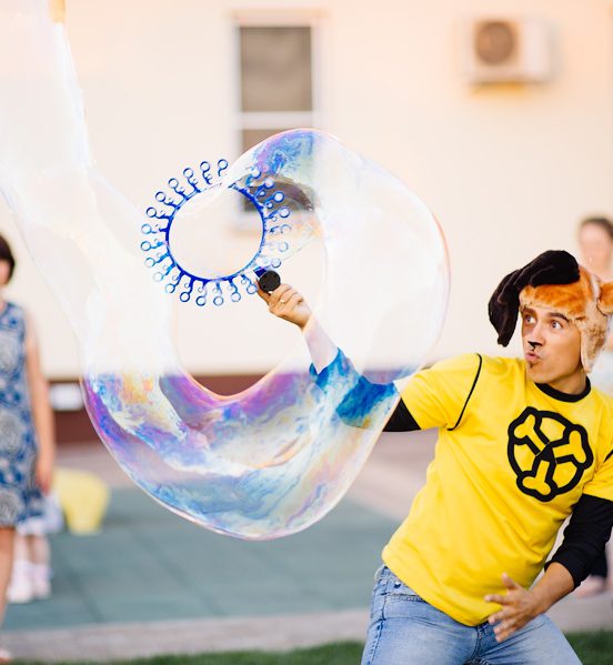 Шоу мыльных пузырей на детский праздник в Уфе