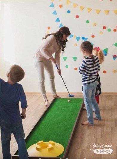 Мини-гольф на детский праздник в Уфе