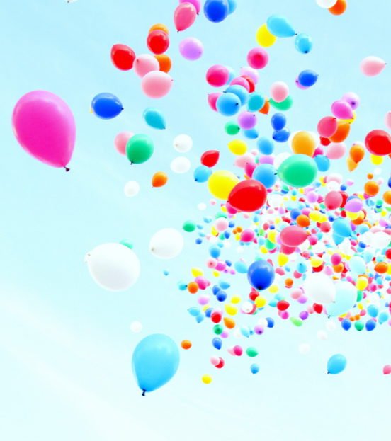 Запуск воздушных шаров на детский праздник в Уфе